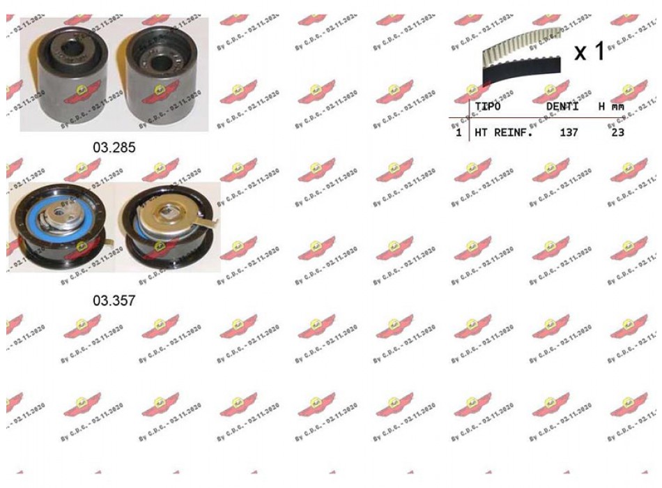 Kit Distribuzione Cinghia