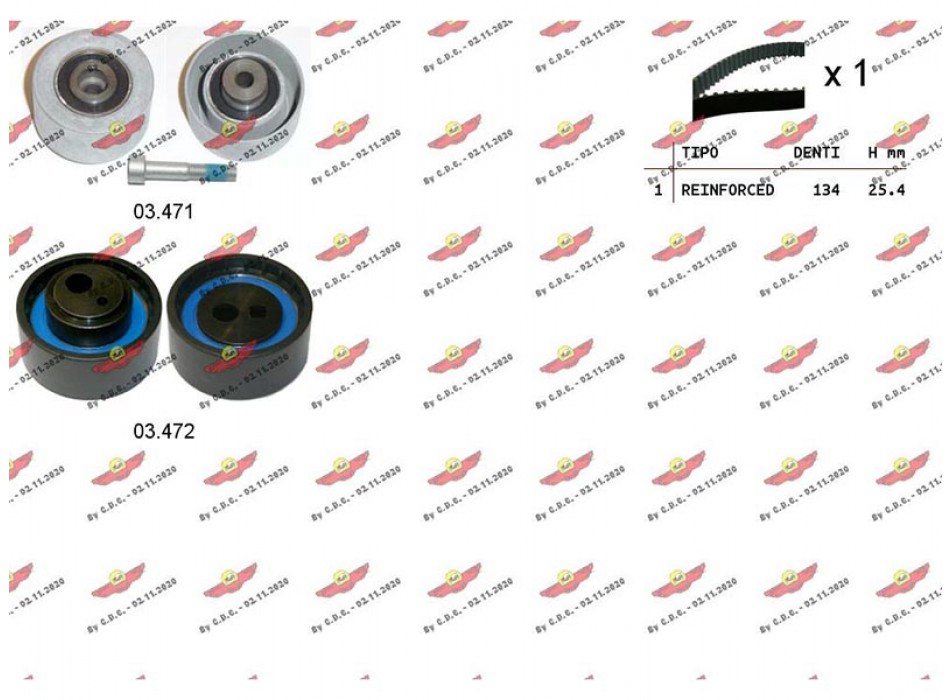 Kit Distribuzione Cinghia