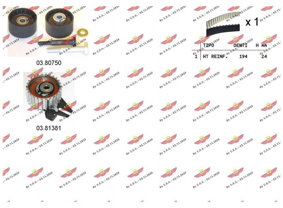 Kit Distribuzione Cinghia