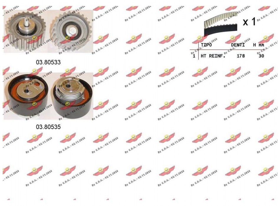 Kit Distribuzione Cinghia