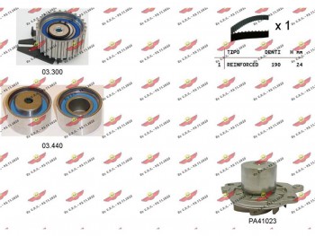 Kit Distribuzione Cinghia con PA