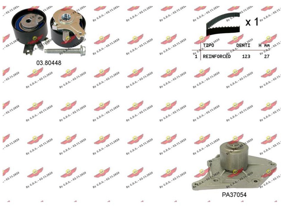 Kit Distribuzione Cinghia con PA