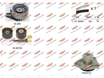 Kit Distribuzione Cinghia con PA