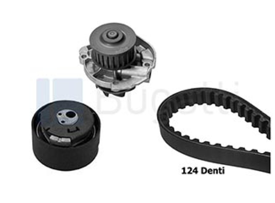 Kit distribuzione con pompa acqua