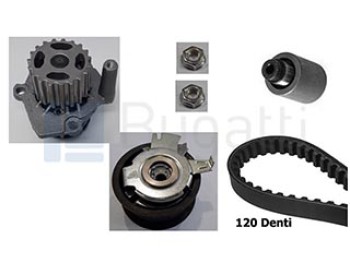 Kit distribuzione con pompa acqua