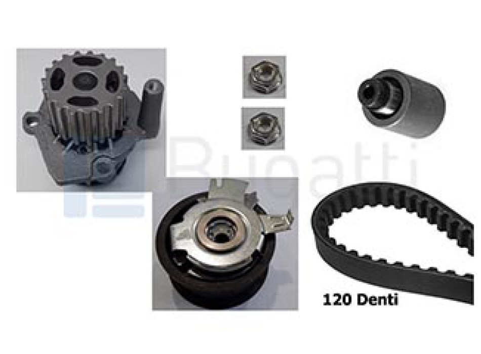 Kit distribuzione con pompa acqua