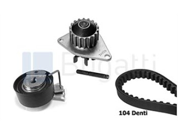 Kit distribuzione con pompa acqua