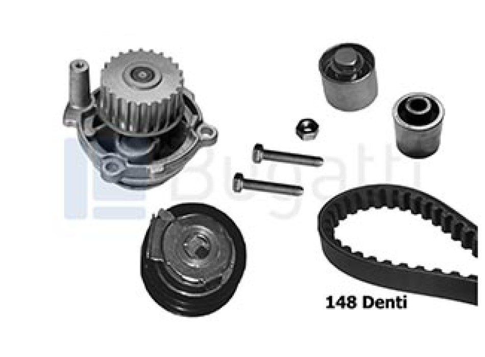 Kit distribuzione con pompa acqua