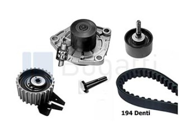 Kit distribuzione con pompa acqua