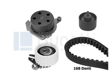 Kit distribuzione con pompa acqua