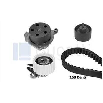 Kit distribuzione con pompa acqua