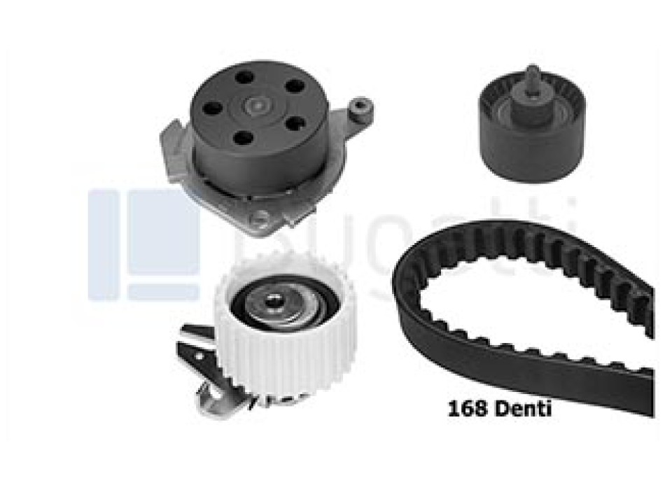 Kit distribuzione con pompa acqua