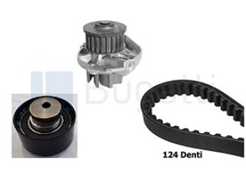 Kit distribuzione con pompa acqua