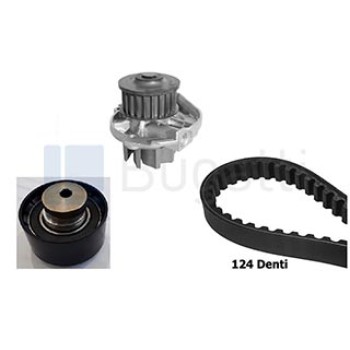 Kit distribuzione con pompa acqua