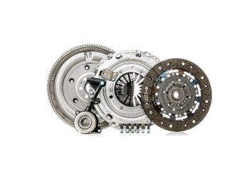 Kit frizione  con dispositivo disinnesto centrale, con cuscinetto di guida, con volano, con kit bulloni/viti, Attrezzi speciali necessari per montaggio, Volano bimassa con sistema d'isteresi condotto, con regolazione automatica