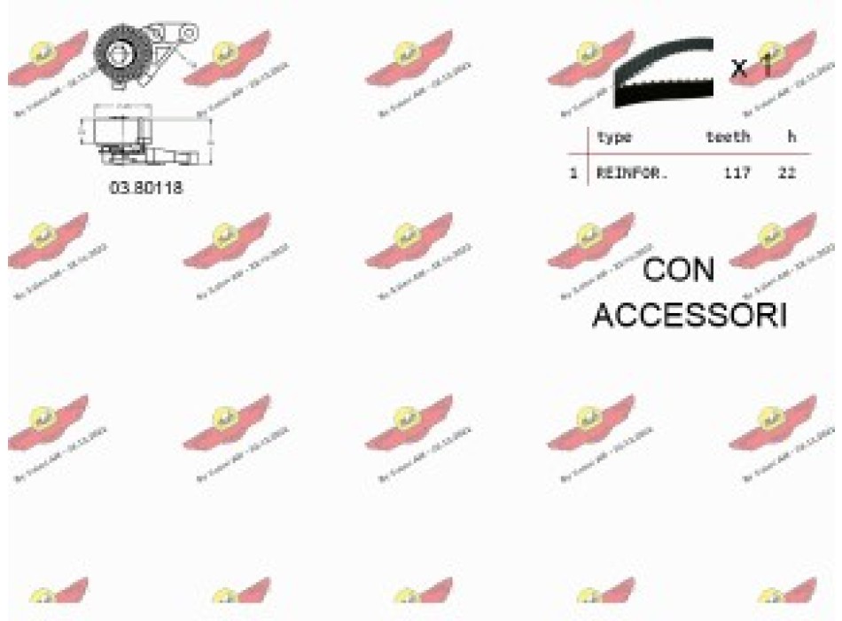 KIT TENDICINGHIA DISTRIBUZIONE