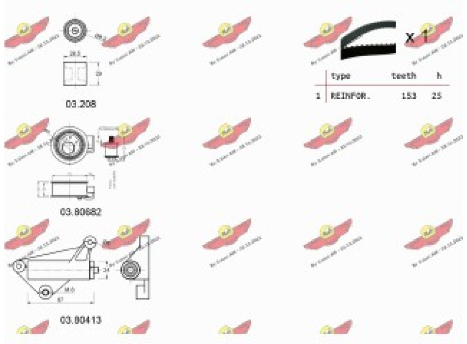 KIT TENDICINGHIA DISTRIBUZIONE