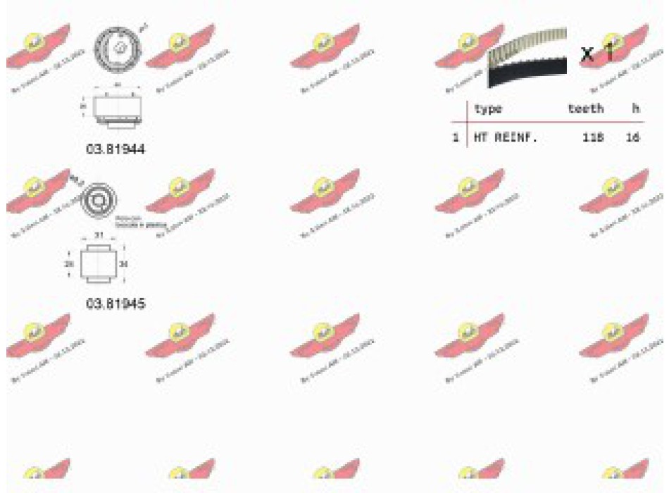 KIT TENDICINGHIA DISTRIBUZIONE