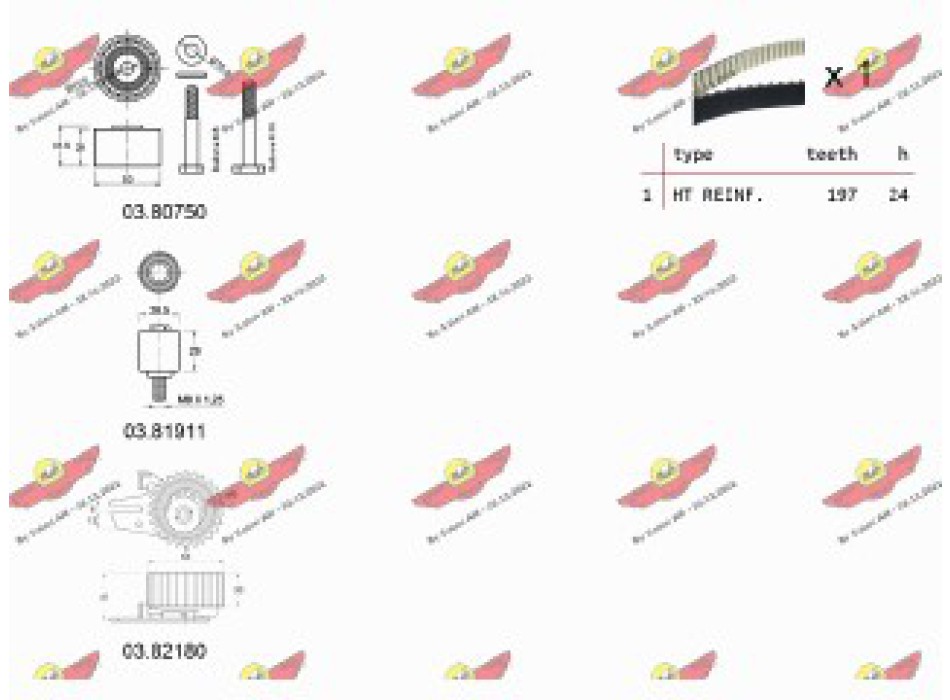 KIT TENDICINGHIA DISTRIBUZIONE