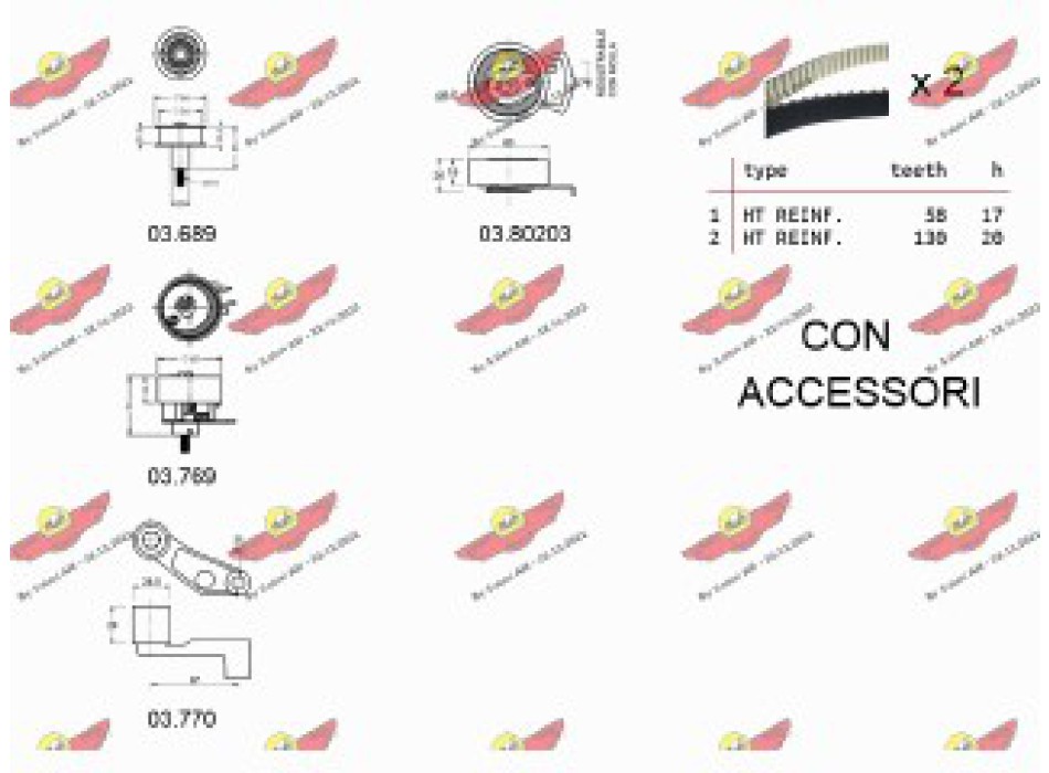 KIT TENDICINGHIA DISTRIBUZIONE
