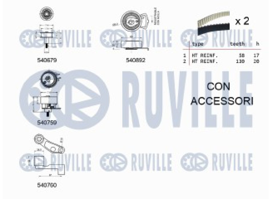 KIT TENDICINGHIA DISTRIBUZIONE