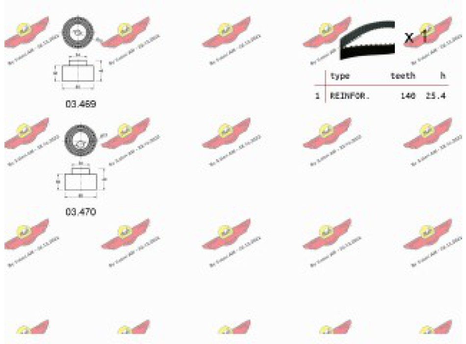 KIT TENDICINGHIA DISTRIBUZIONE