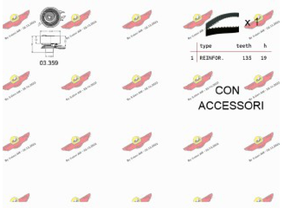 KIT TENDICINGHIA DISTRIBUZIONE