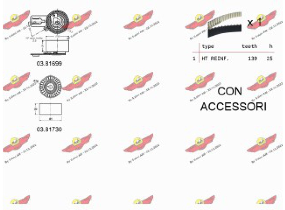 KIT TENDICINGHIA DISTRIBUZIONE