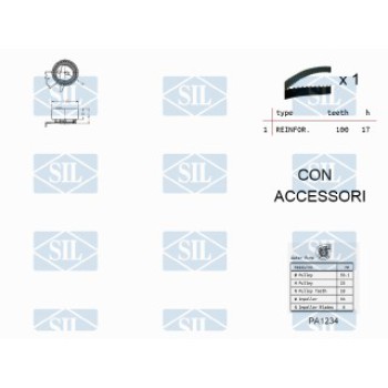 KIT TENDICINGHIA DISTRIBUZIONE CON POMPA ACQUA