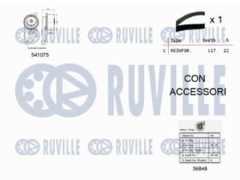 KIT TENDICINGHIA DISTRIBUZIONE CON POMPA ACQUA