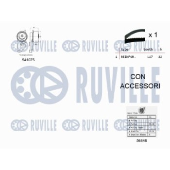 KIT TENDICINGHIA DISTRIBUZIONE CON POMPA ACQUA