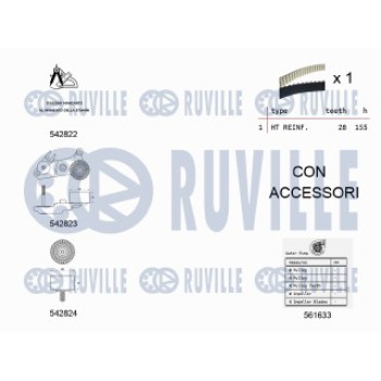 KIT TENDICINGHIA DISTRIBUZIONE CON POMPA ACQUA