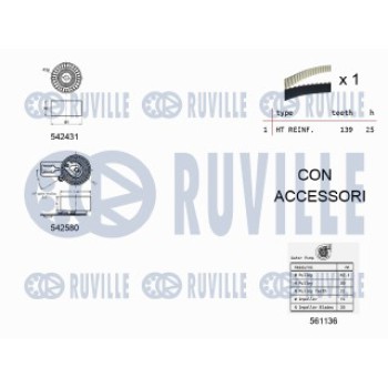 KIT TENDICINGHIA DISTRIBUZIONE CON POMPA ACQUA