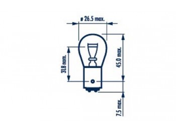 Lampade alogene di segnalazione 12V