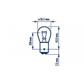 Lampade alogene di segnalazione 12V