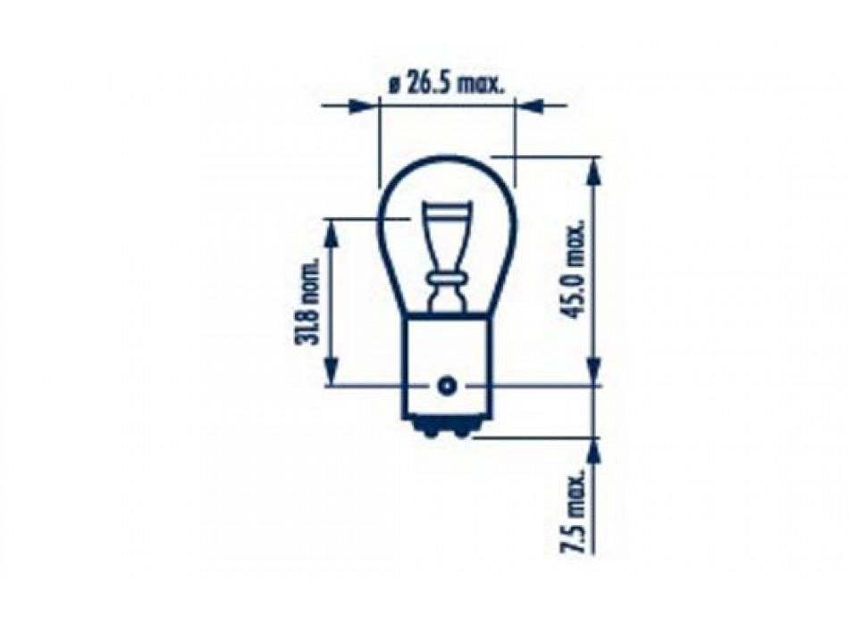 Lampade alogene di segnalazione 12V