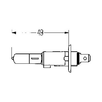 Lampadina H1, 12 V, 55 W