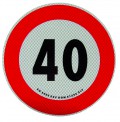 LIMITE 40 KM/H