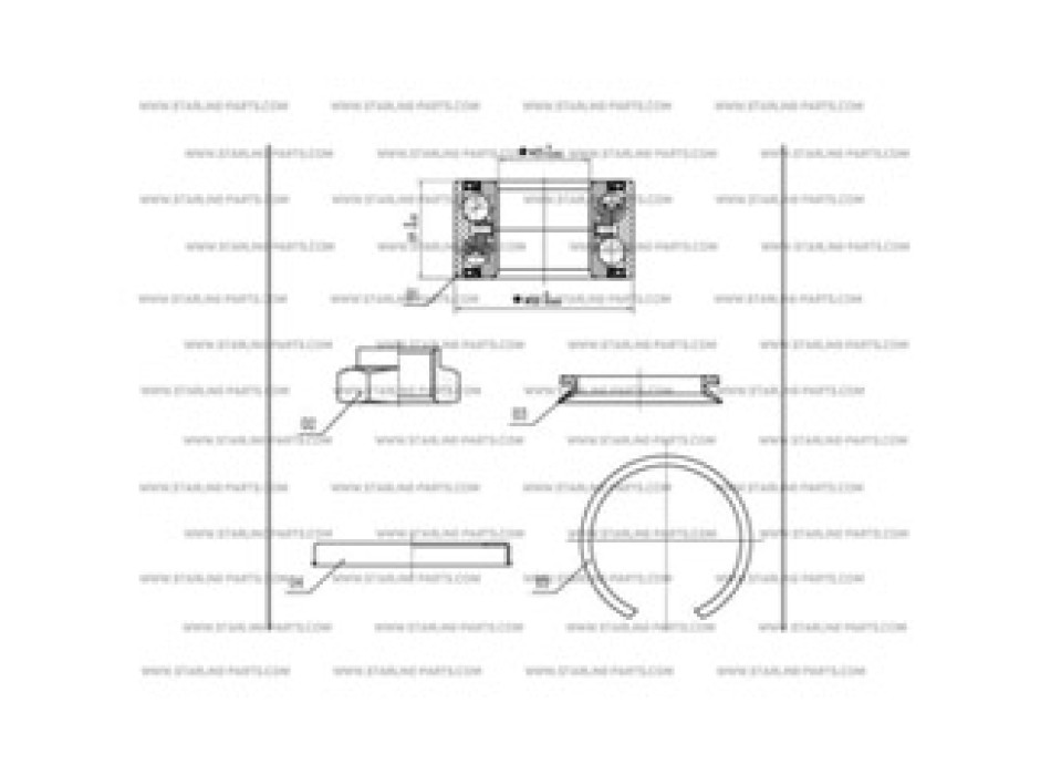 LO 03556  Kit cuscinetto ruota  STARLINE