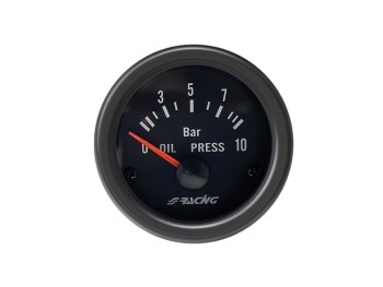 Manometro pressione olio Black line