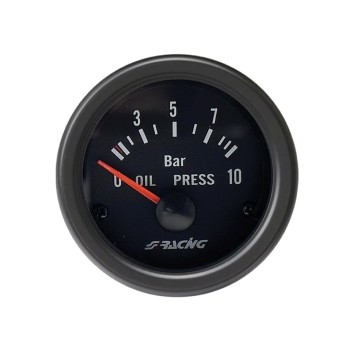 Manometro pressione olio Black line