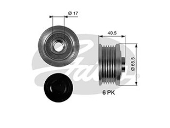 OAP7032 OVERRUNNING ALT.PULLEY