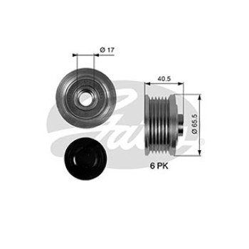 OAP7032 OVERRUNNING ALT.PULLEY