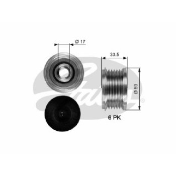 OAP7080 OVERRUNNING ALT.PULLEY