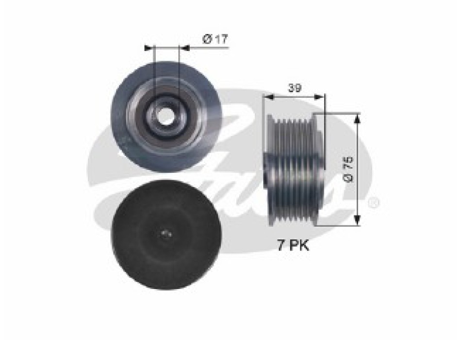 OAP7119 OVERRUNNING ALT.PULLEY