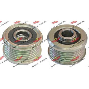 Overrunning Alternator Pulley