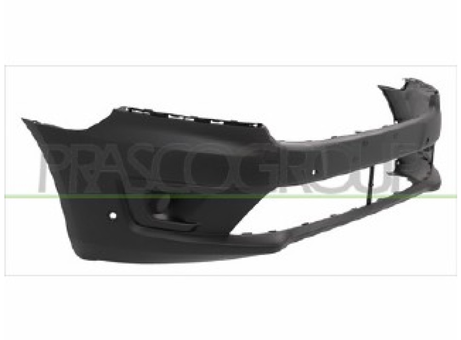 PARAURTI ANTERIORE-NERO-GOFFRATO-CON TAPPO COPRI