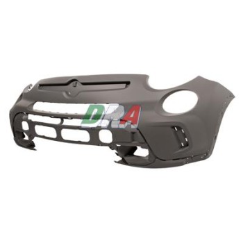 Paraurti Anteriore Superiore Con Primer Con Fori Parafanghini 500L