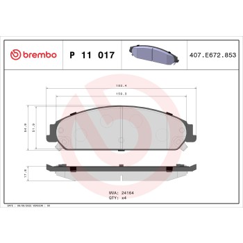 Pastiglie freno anteriori   CHRYSLER/300C Touring