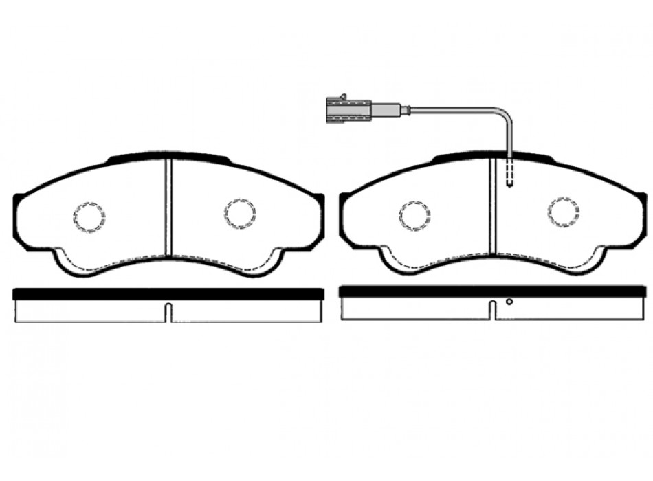 Pastiglie freno anteriori Fiat Ducato